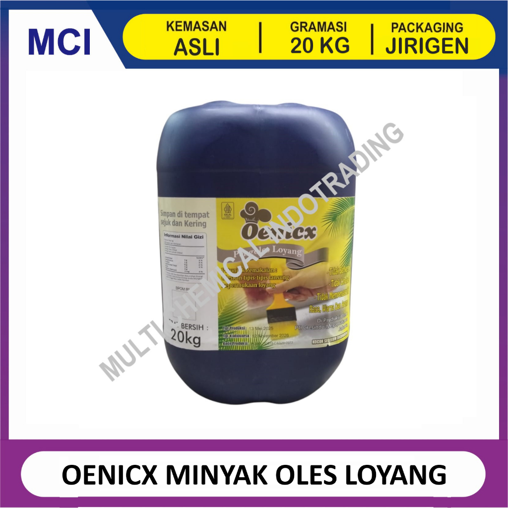 

OENICX MINYAK OLES LOYANG PREMIUM - KEMASAN ASLI 20 KG