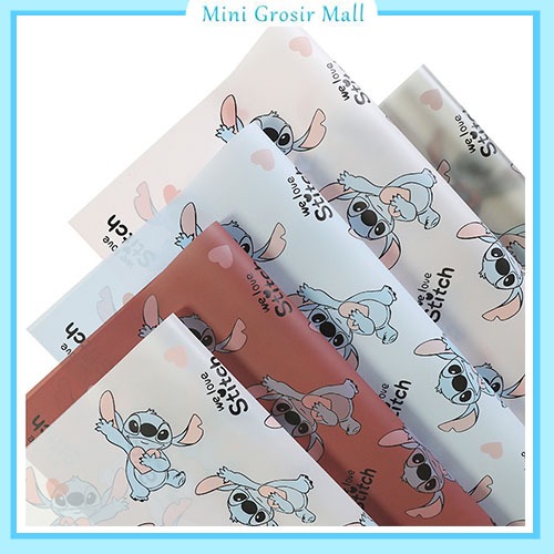 

Flower Wrapping Cellophane Paper Kertas Buket Bunga Clear Transparan motif stitch KB86