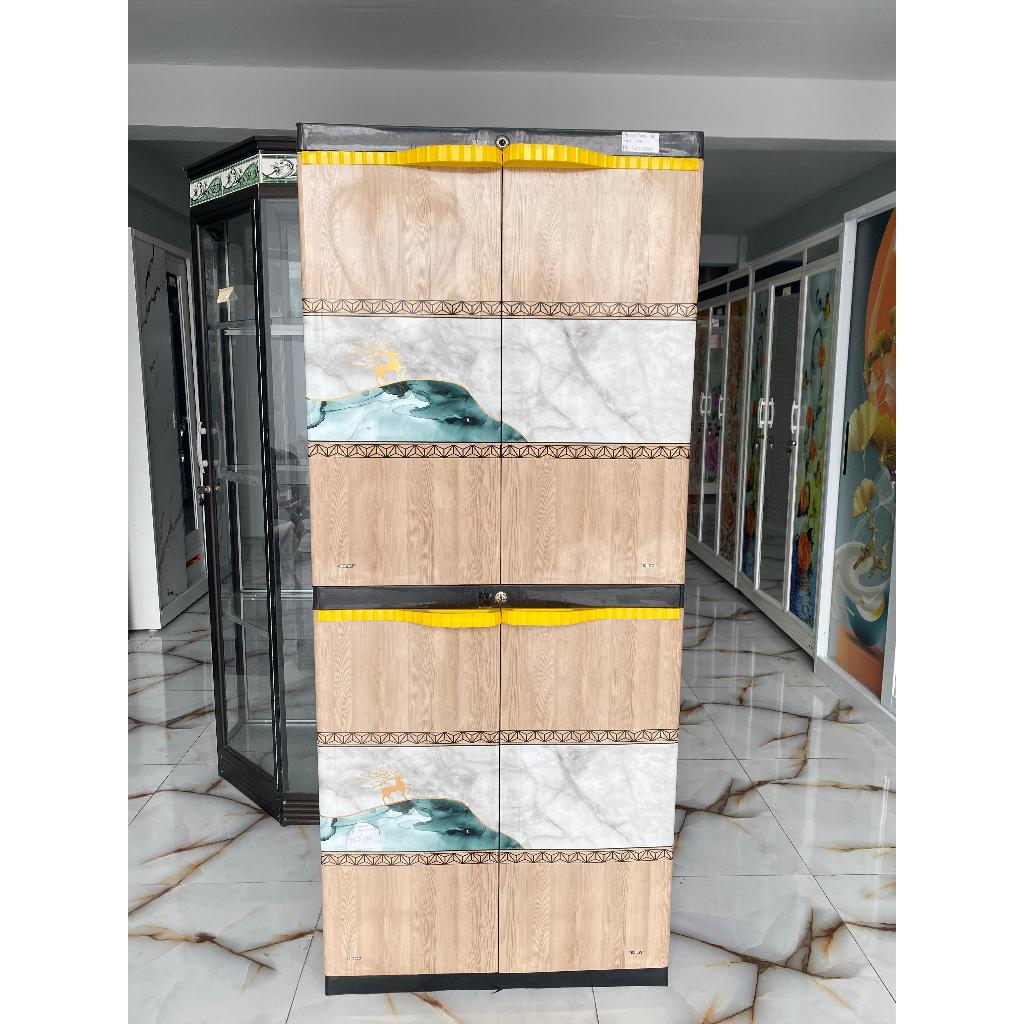 Lemari Plastik sinbak super cabinet platinum/Lemari sinbak cermin ddan non cermin/Lemari 2 susun