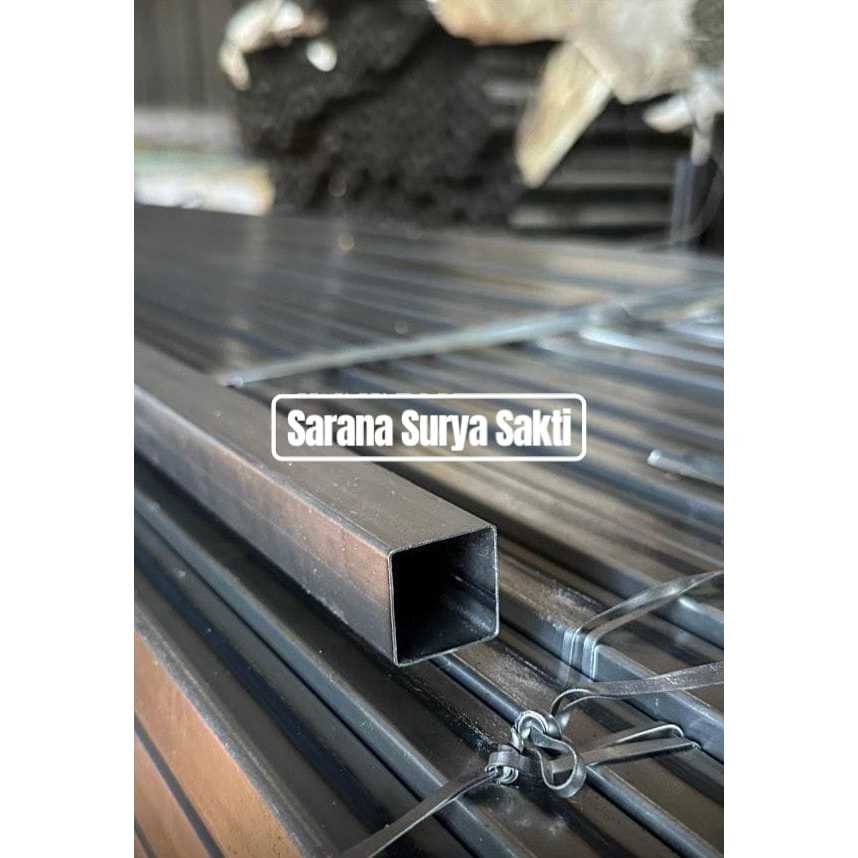 Pipa Staalbuis pipa besi kotak hollow besi 20*20 panjang 6 meter