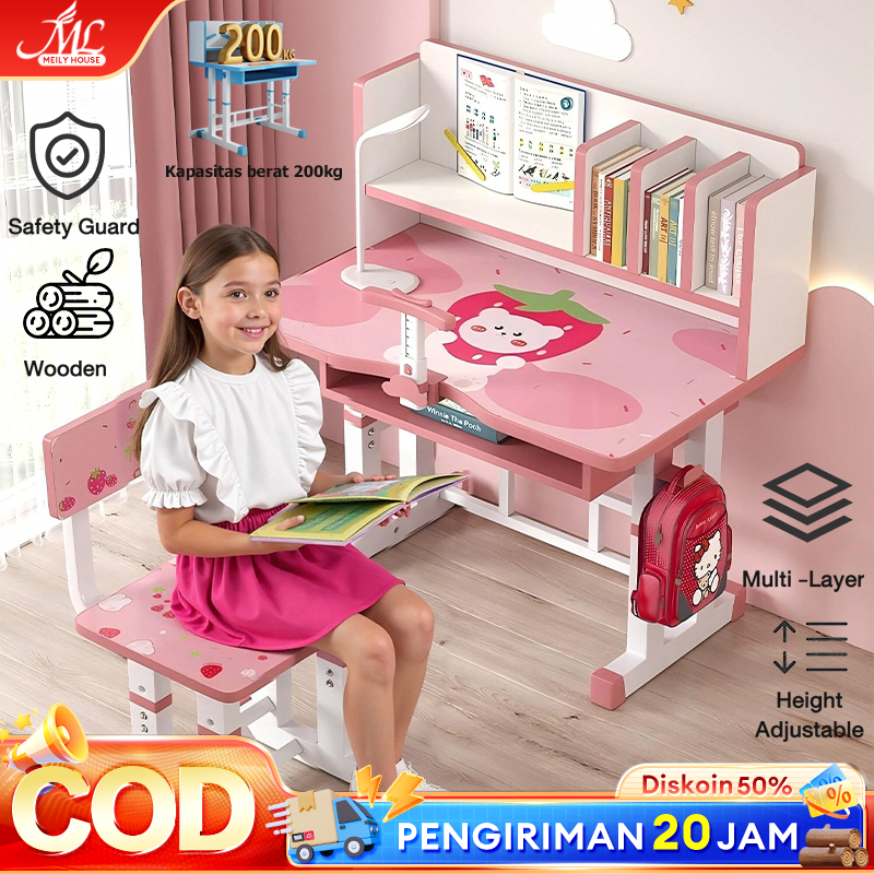 Meja Kursi Belajar Anak Meja Sekolah Meja Belajar Dan Kursi Set Meja Siswa Kursi Meja Les Serbaguna