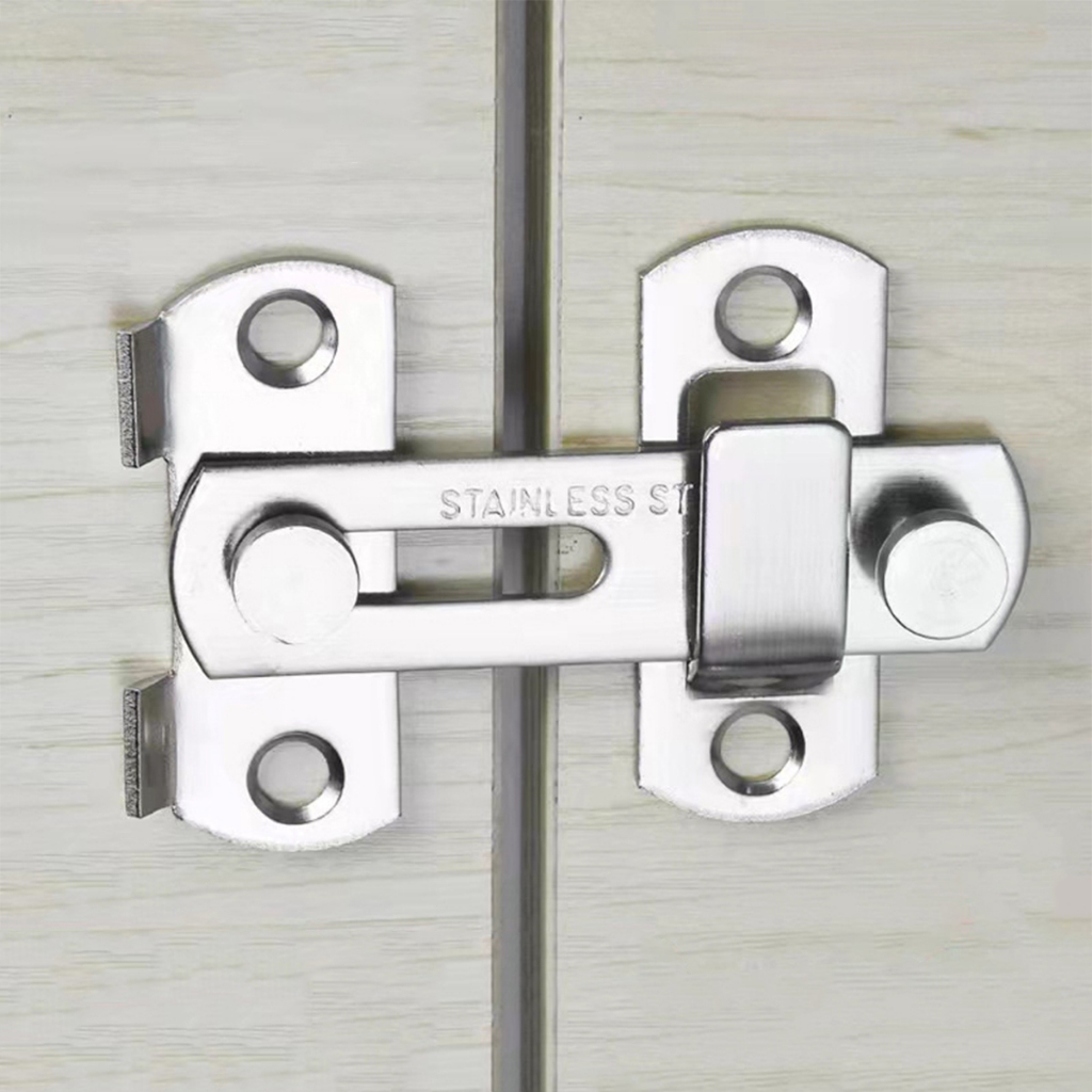 Gerendel Pintu Geser Sliding 90/180° Stainless Selot Pintu Geser Grendel Slot Pintu Cantolan