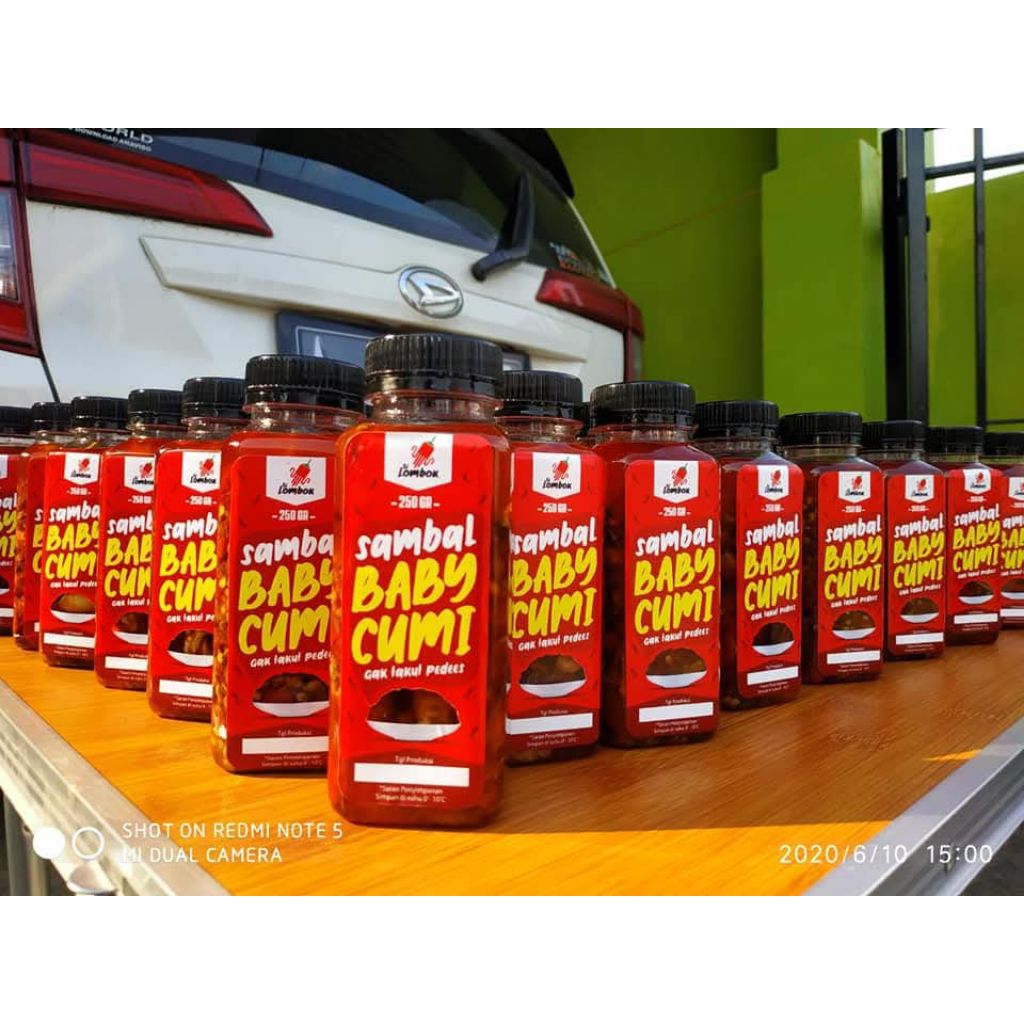 

Sambel Baby Cumi Si Lombok Penambah nafsu makan