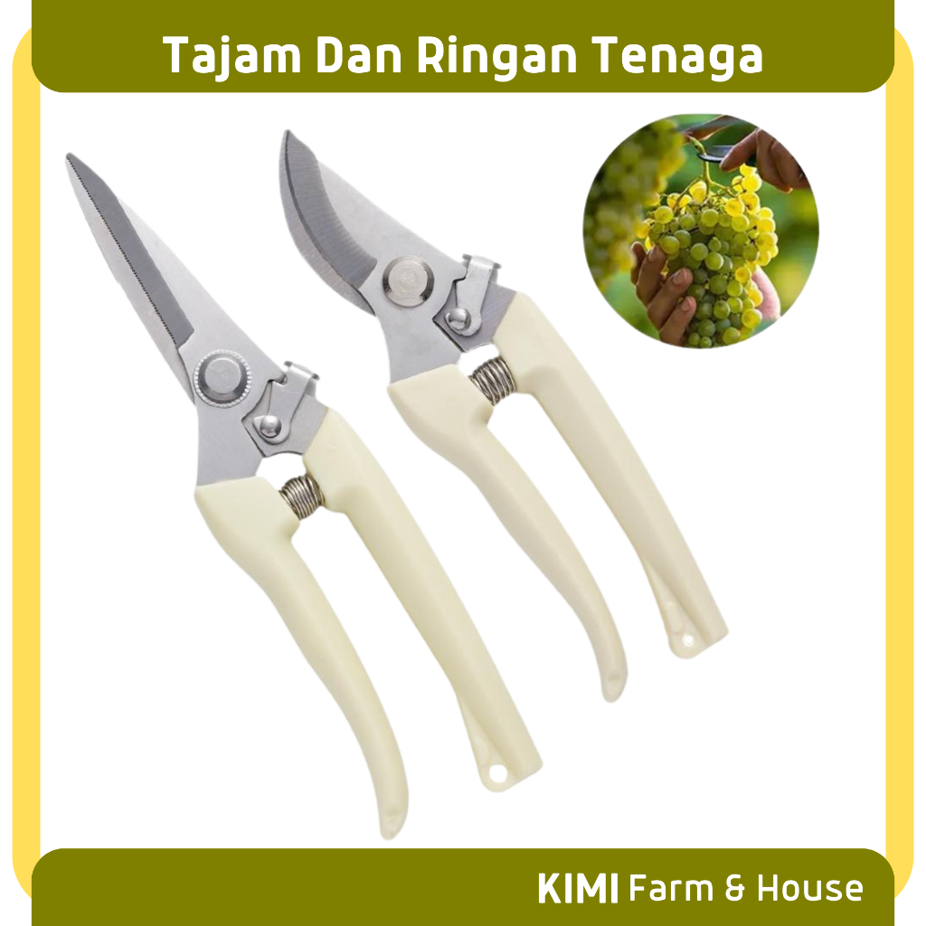 Gunting Dahan Ranting Cepat dan Praktis 210mm Pangkas Dahan Pohon Gardening Pruning  Scissor