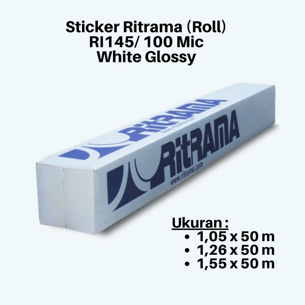 

Sticker Ritrama White Gloss 145/100 Mic (Roll)