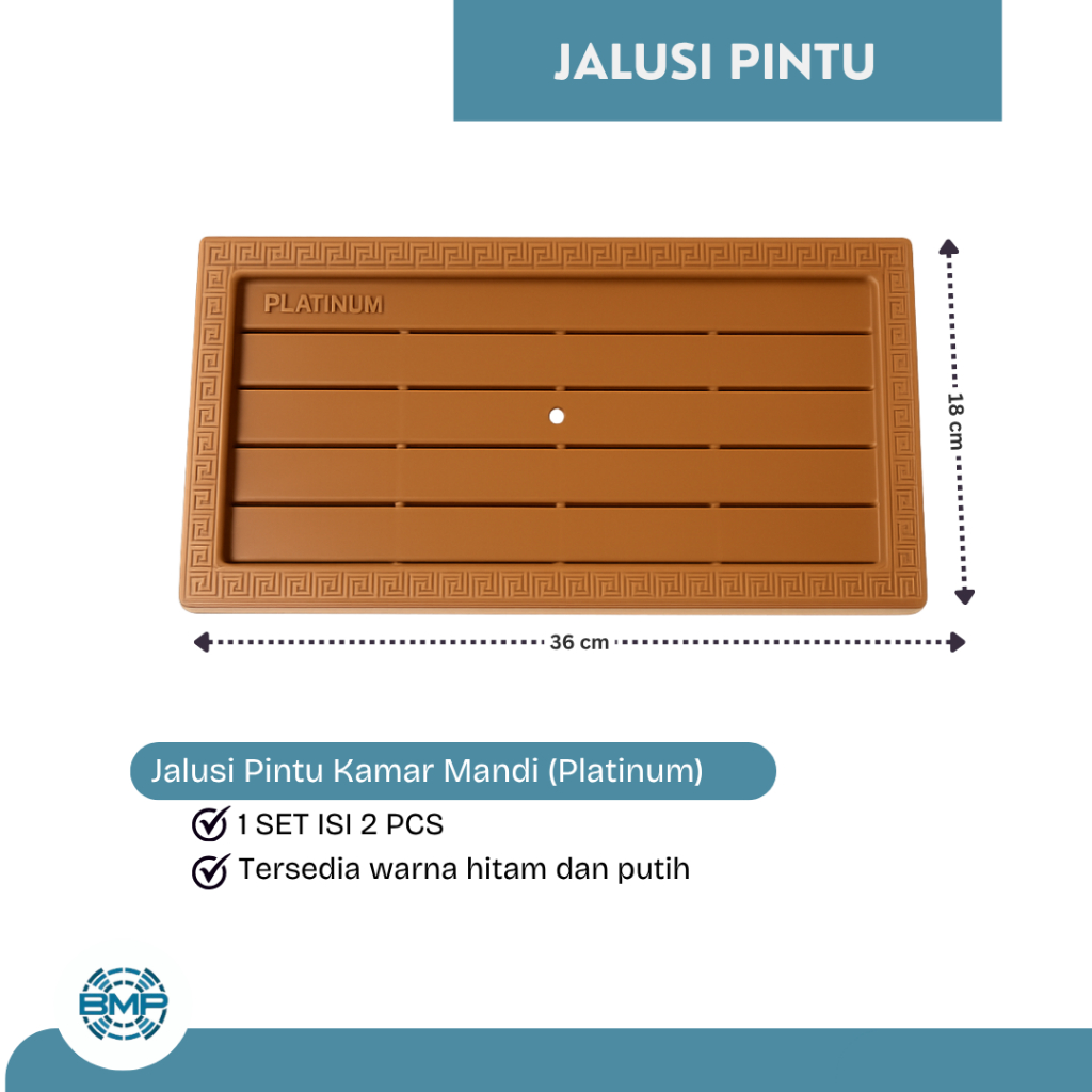 Jalusi Pintu PVC – Ventilasi Udara Pintu Kamar Mandi