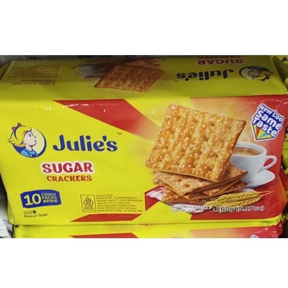

Julie's sugar crackers 260gr tz