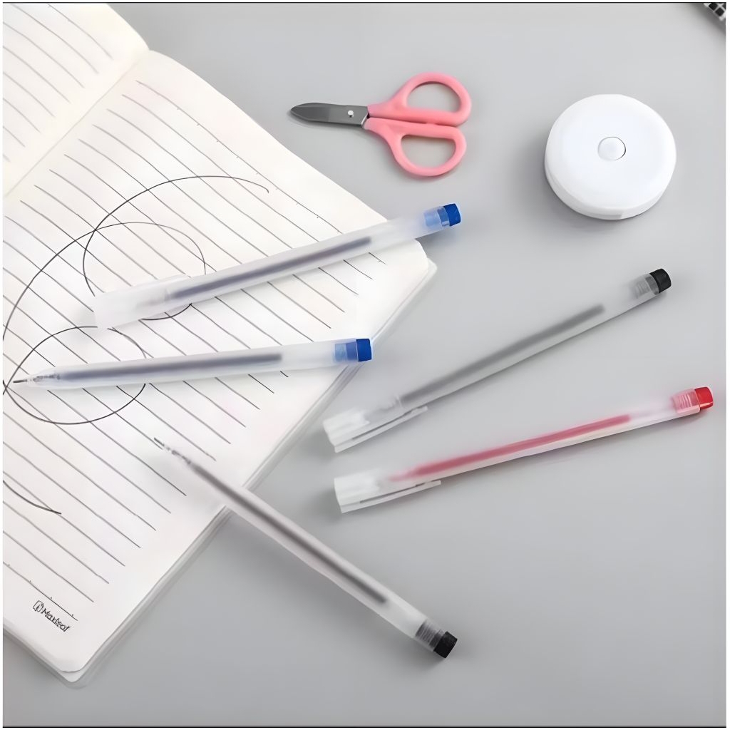 

Pulpen Gel 0.5mm Pena Pulpen Bolpoin Tinta Gel Cair Pena Transparant/Pen Gell.