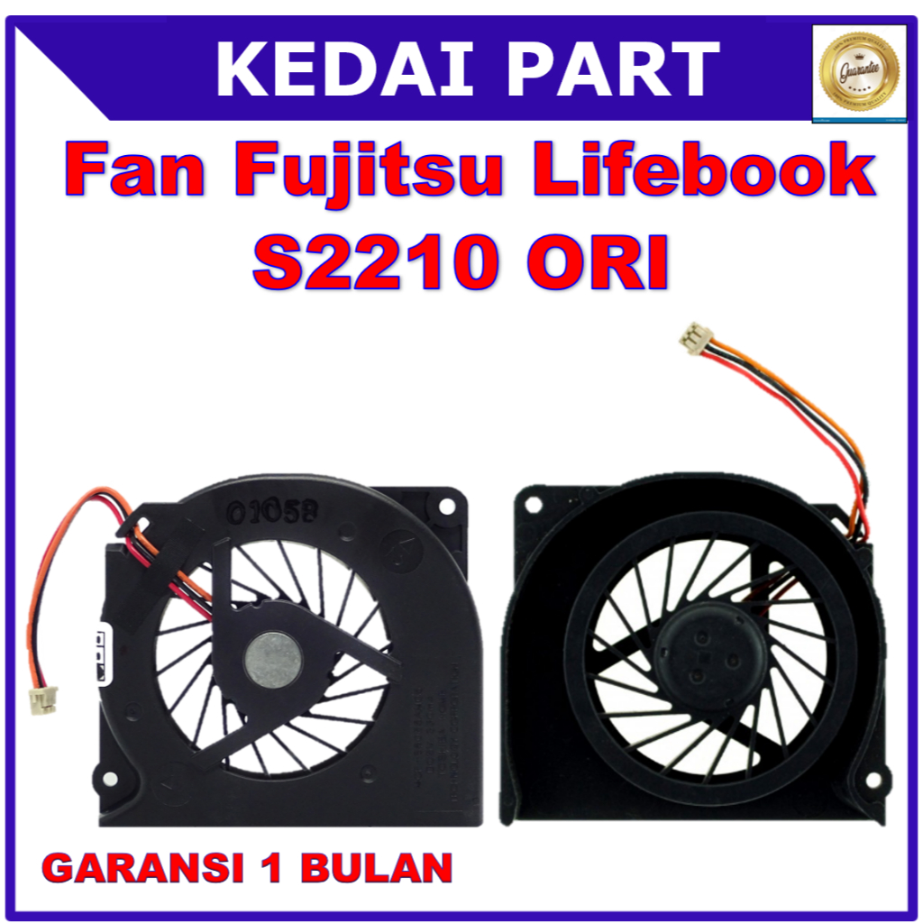 Kipas Fan Fujitsu Lifebook S2210 S6310 S6311 S6410 S6420 S6421 S6510 S6520 S7110 S7111 T1010 T2050 O