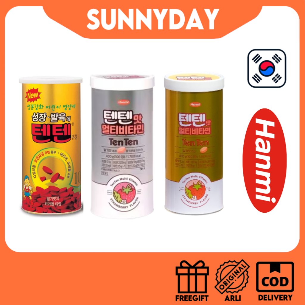 (STOCK READY) Tenten Chewable Tablet kid Vitamin 20PCS