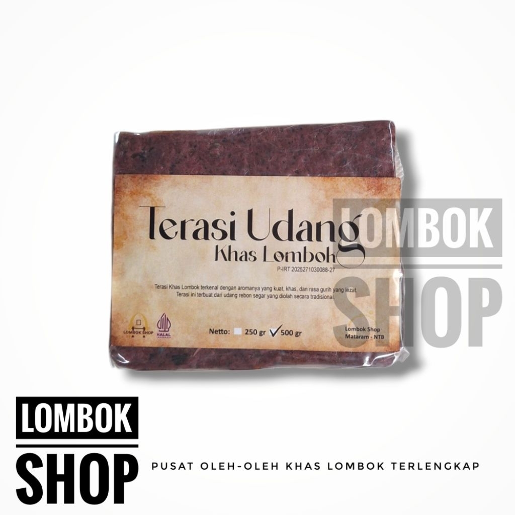 

Terasi Khas Lombok Kualitas Terbaik 250 gram Vacuum