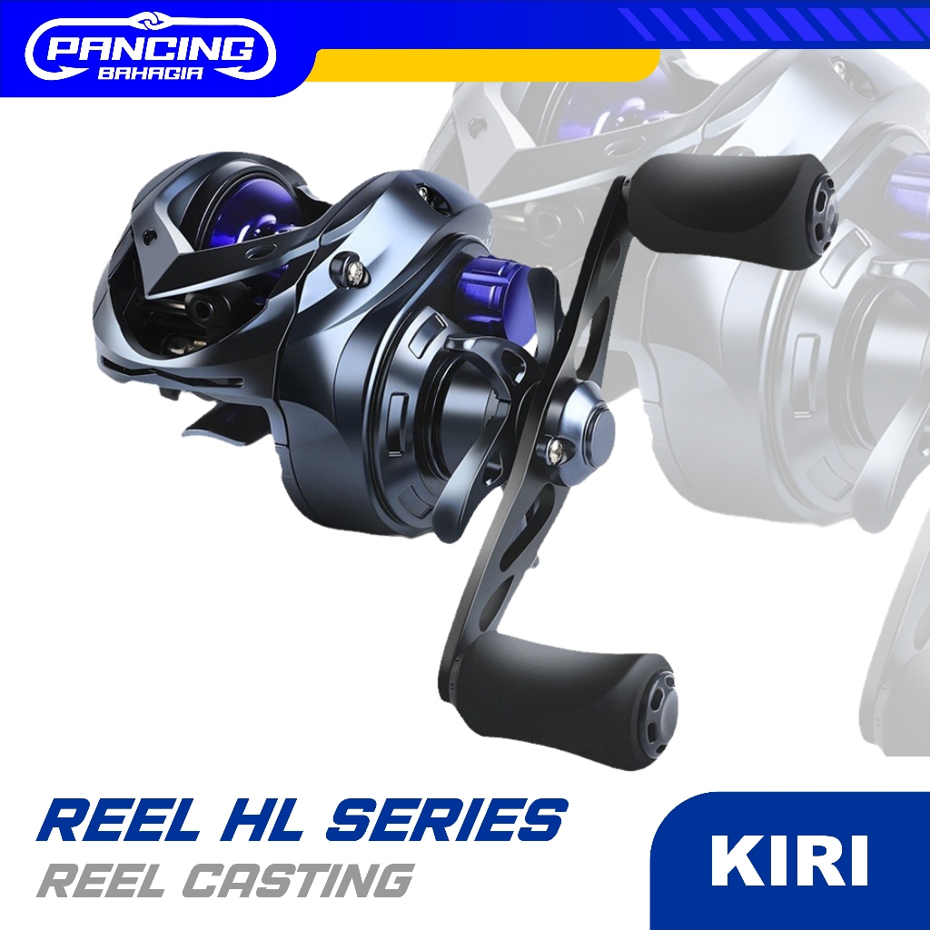 Pancing Bahagia Reel Pancing Orca HL Casting Premium  Katrol Korekan Fishing Reel HL Casting-Putaran