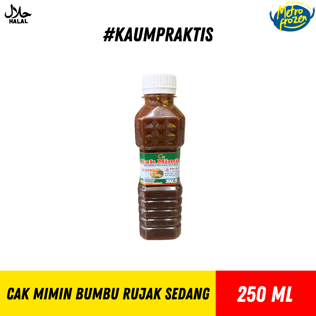 

CAK MIMIN Bumbu Rujak Sedang 250ml //bumbu pencok buah //sambal pencok
