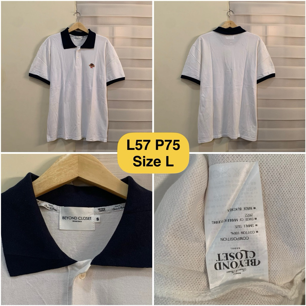 Poloshirt Beyond Closet Putih Original