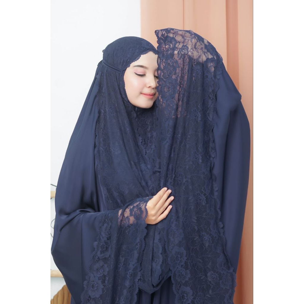 mukena dewasa jumbo silk premium | mukena dewasa terbaru bahan adem dan jatuh
