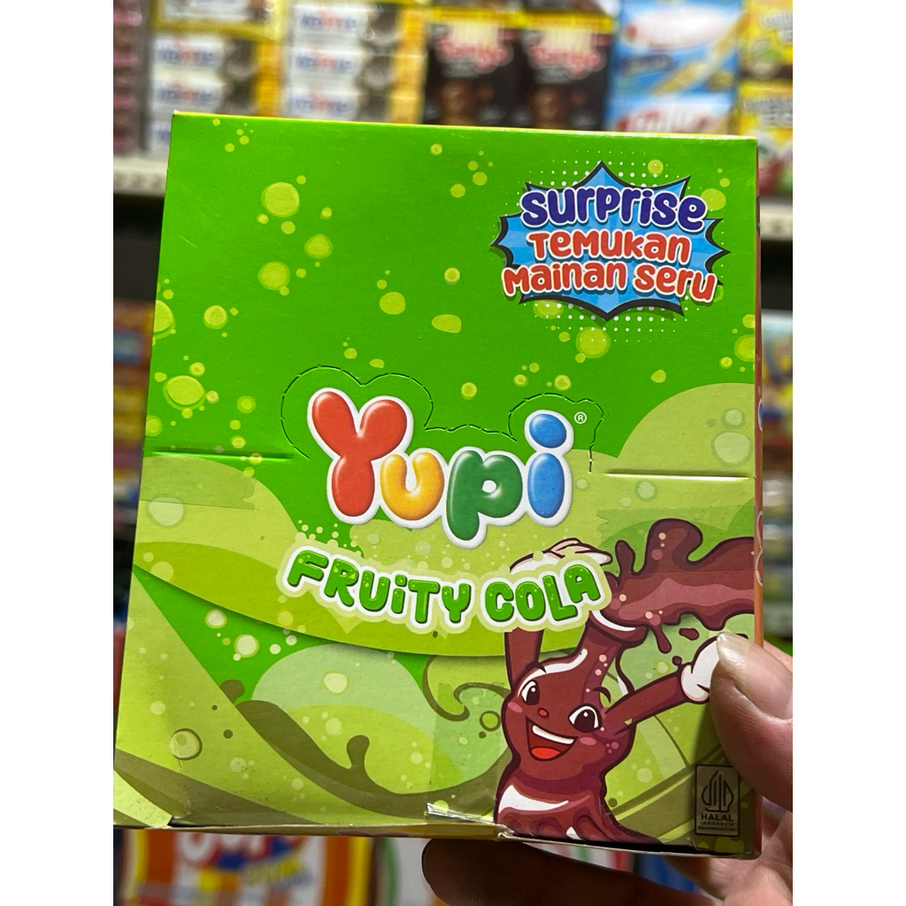 

yupi fruity cola isi 24 pcs