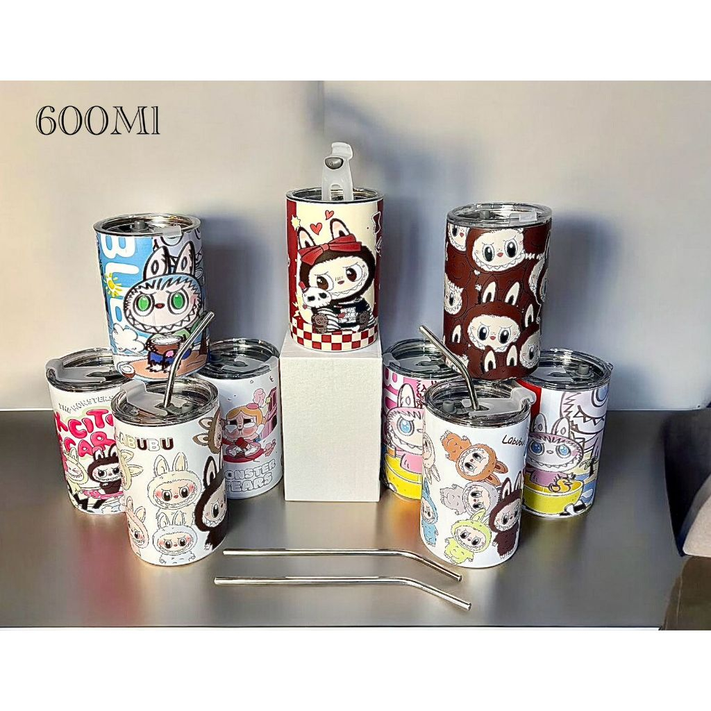 *Tumbler Americano Labubu / Tumbler Americano Stainlles Motif Labubu Viral
