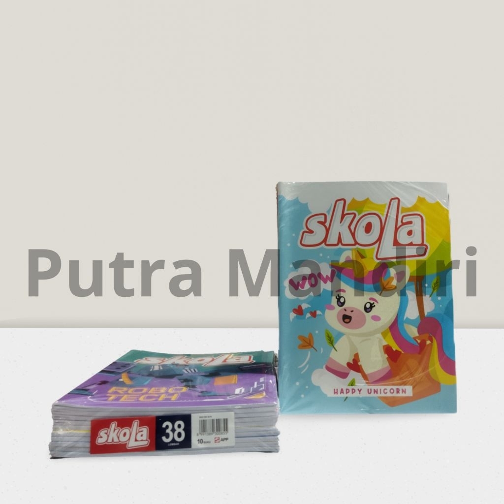 

Buku tulis Skola 38 lembar isi 10 buku