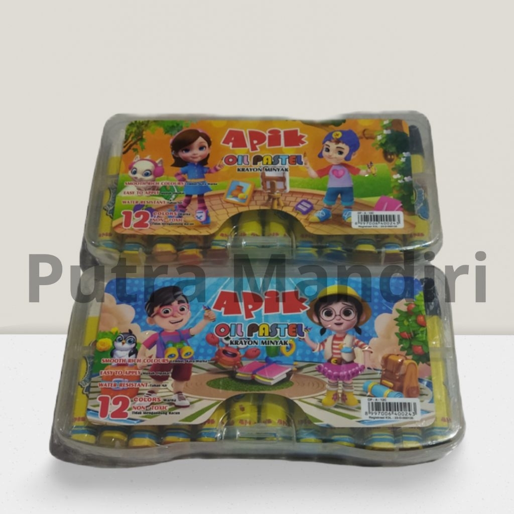 

Crayon / krayon apik 12 warna / oil pastel 12 warna