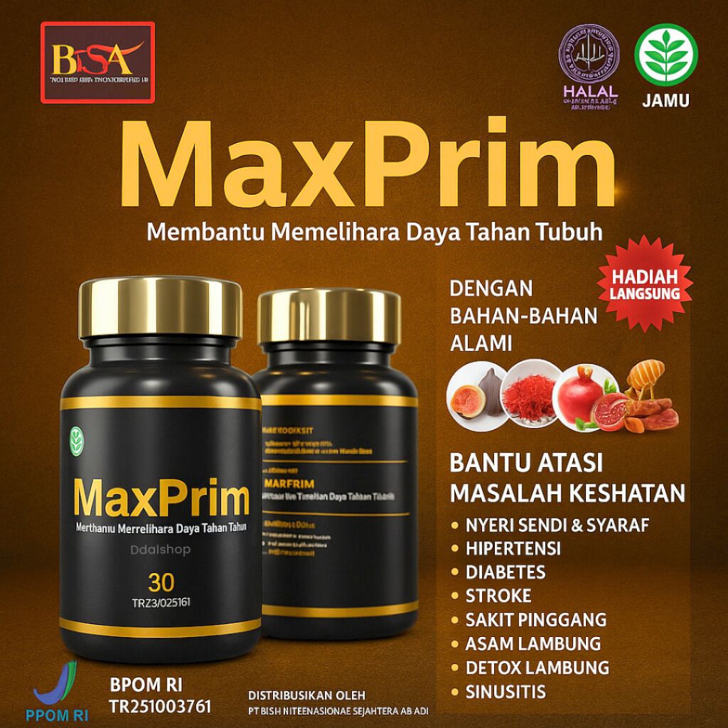 Max Prim Pil Hitam & Enzym Tetes Bi0 Ethes Herbal Alami Untuk Kesehatan