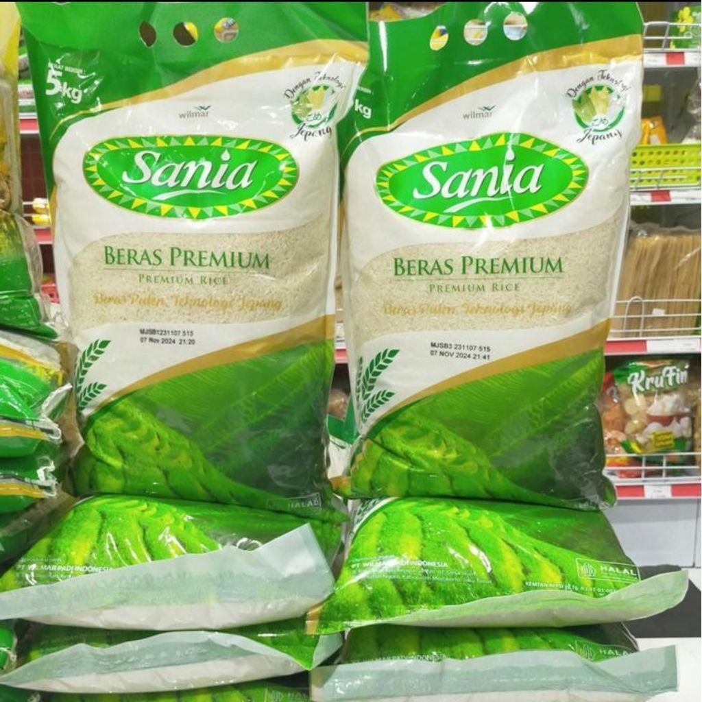 

beras 5 kilogram sania