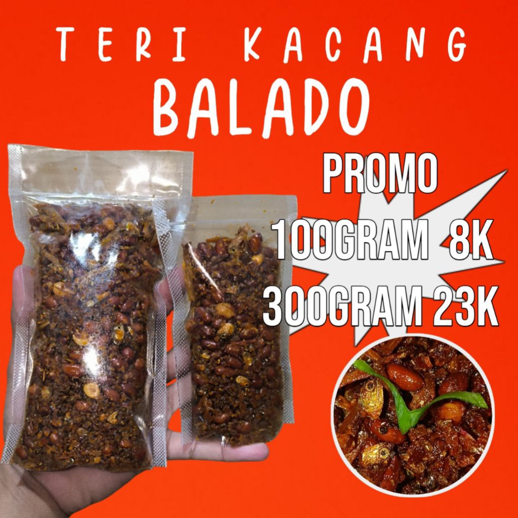 

TERIKACANG BALADO kemasan pouch 100GRAM