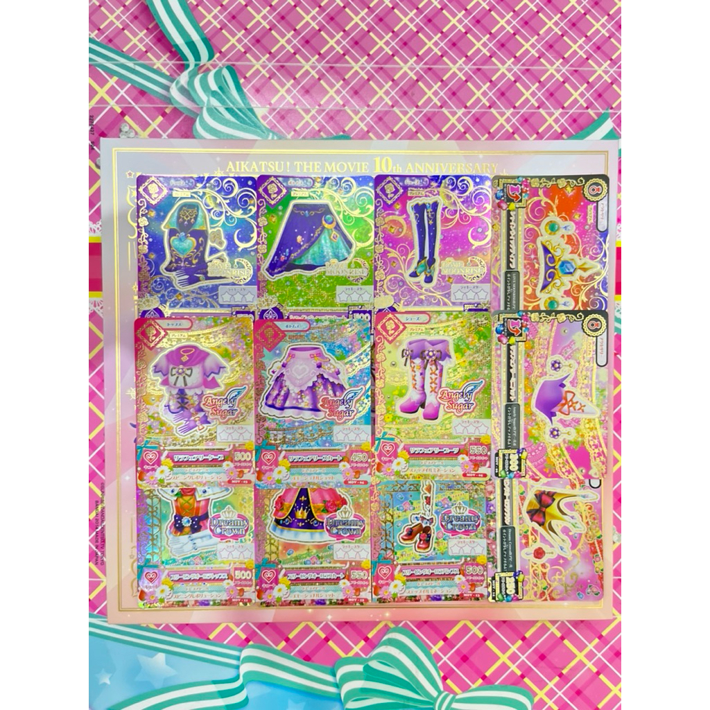 Ready Kartu Aikatsu Premium The Movie 10th Anniversary Booklet Roulette Premium Ichigo Hoshimiya Aka