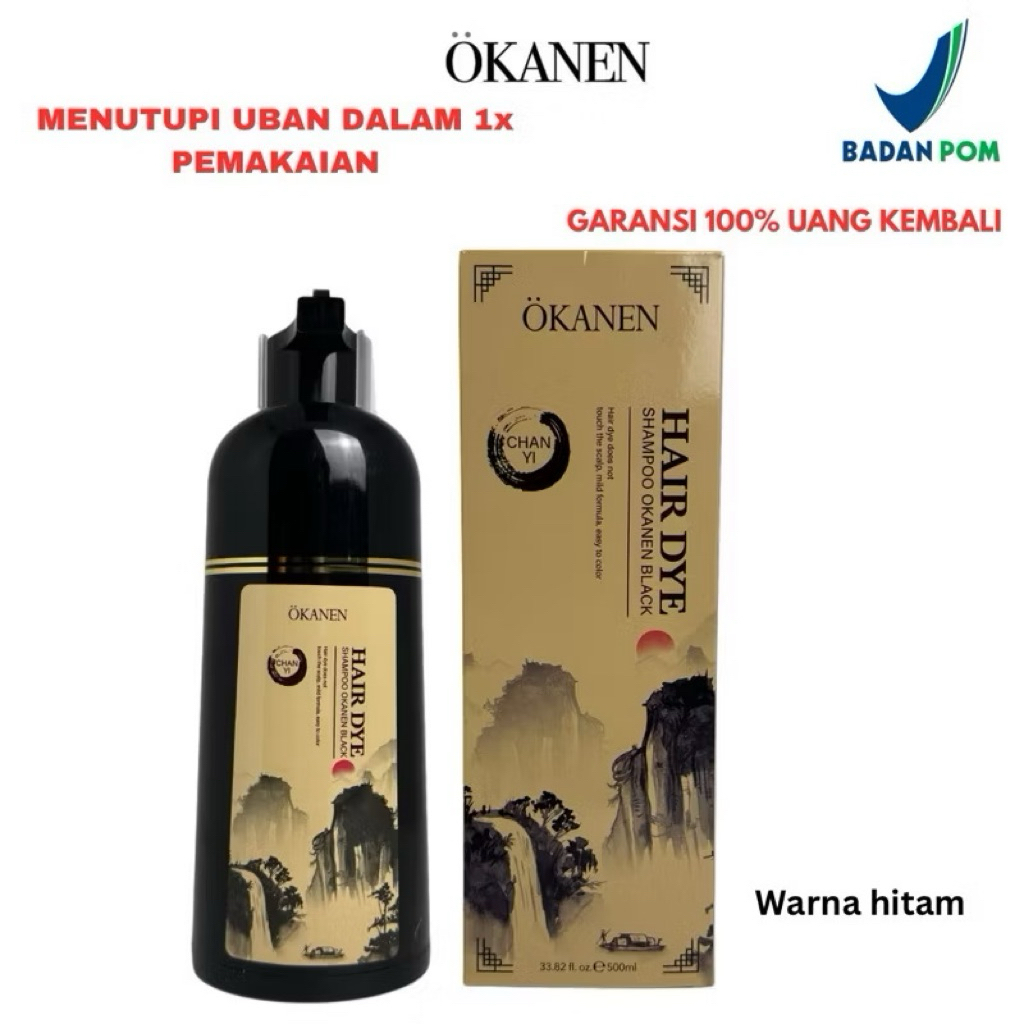 Zein Shampoo Penghilang Uban Original Black Extract Gingseng - Zein Hitam