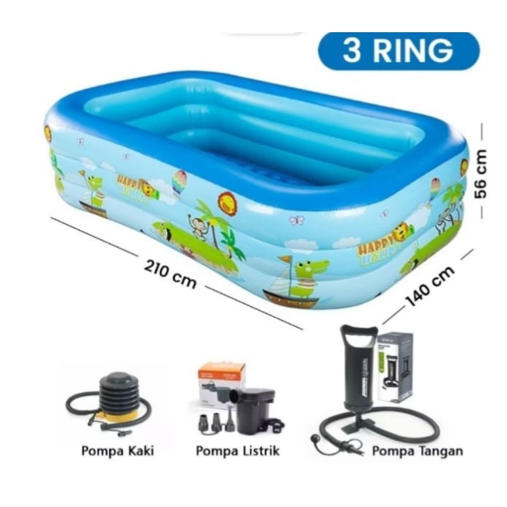 KOLAM RENANG ANAK FREE POMPA LISTRIK