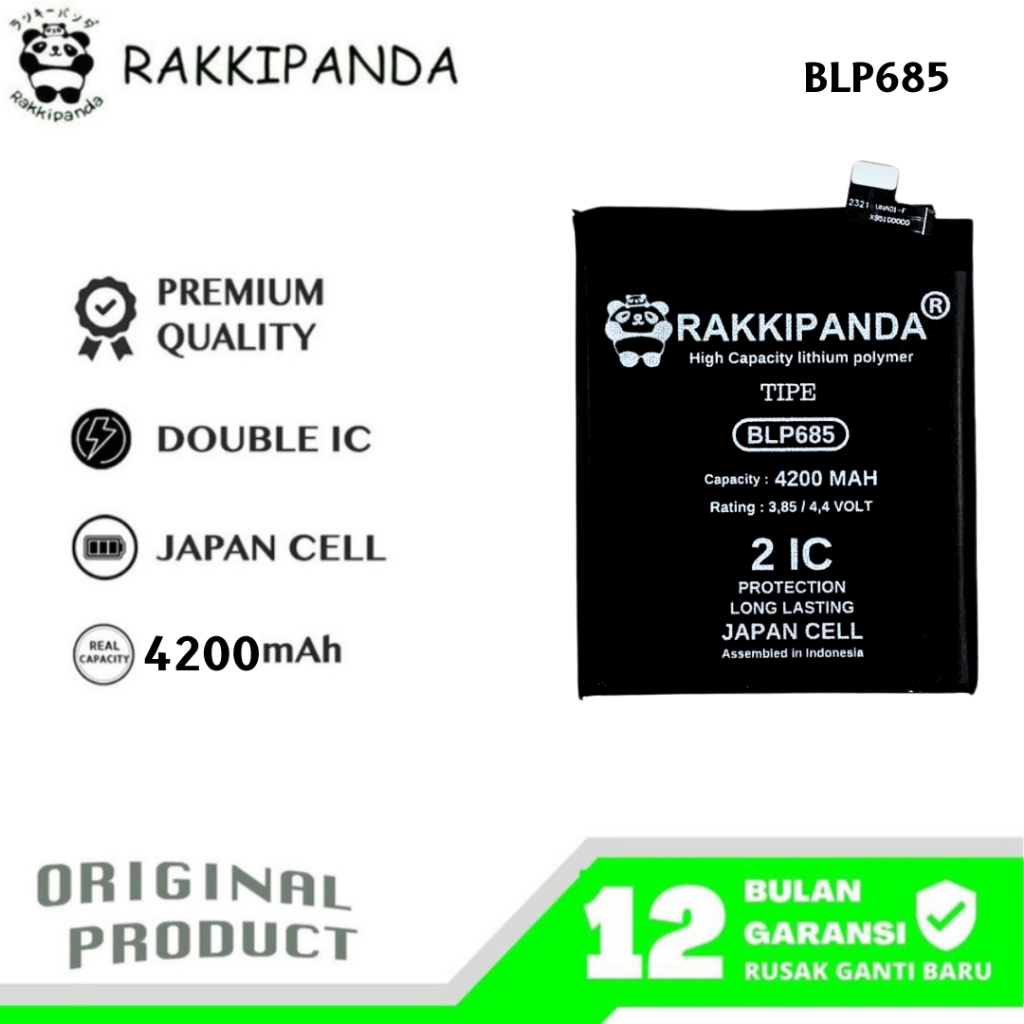 RakkiPanda - BLP685 OnePlus 6T / 7 Batre Batrai Baterai