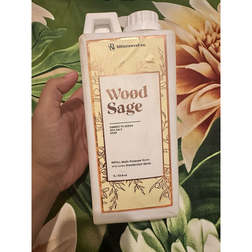 

Bittersweet co. wood sage reffil multi perpose & linen spray