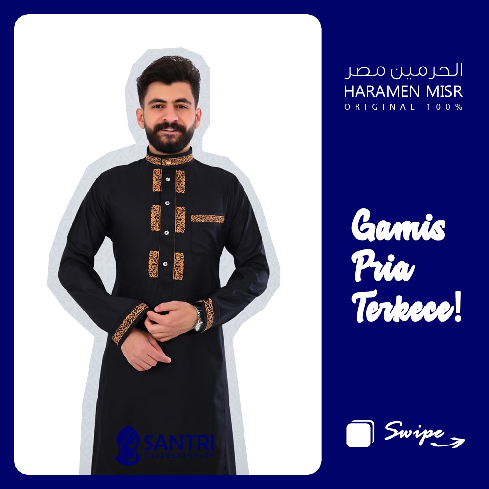 JUBAH AL-HARAMAIN MESIR || JUBAH KATUN BORDIR PREMIUM