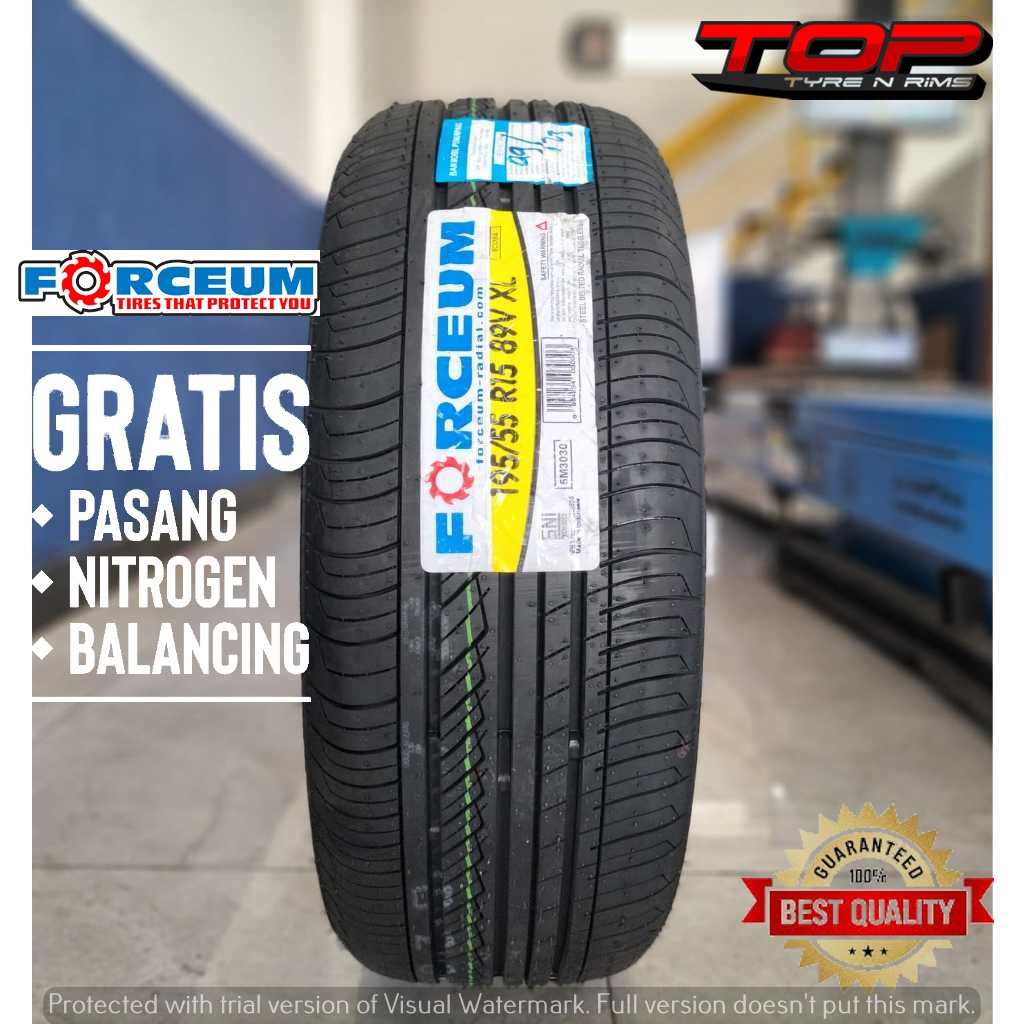 BAN MOBIL MURAH RING15 195/55 FORCEUM ECOSA BAN MOBIL BERKUALITAS