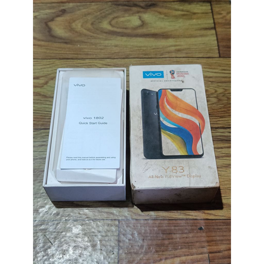 

KARDUS DUS BOX HP VIVO Y83 KONDISI SESUAI DI FOTO