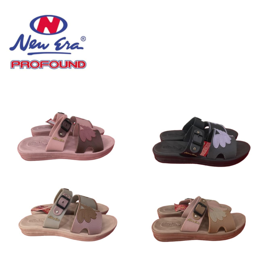 SANDAL SLOP KARET WANITA NEW ERA LB - E 11022 ORIGINAL