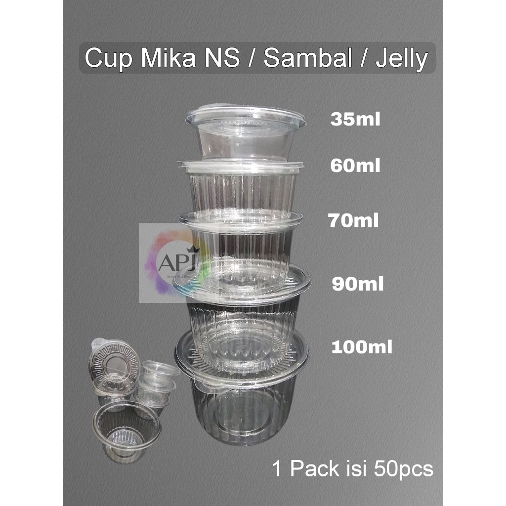 Diskon CUP MIKA JELLY SAOS / CUP MIKA NS / CUP MIKA JELLY AGER / CUP MIKA SAMBAL SAOS