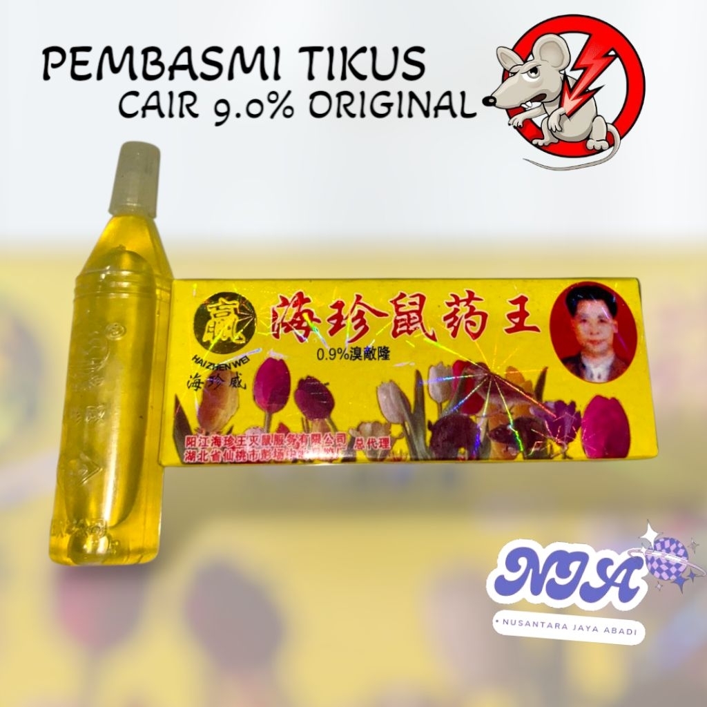 RACUN TIKUS CAIR CINA 0.9% KUNING ORIGINAL