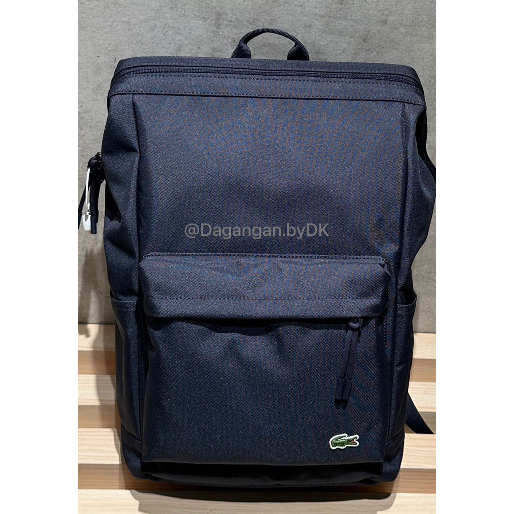 Tas Backpack Lacoste Bag Original Resmi 100% Dark Blue