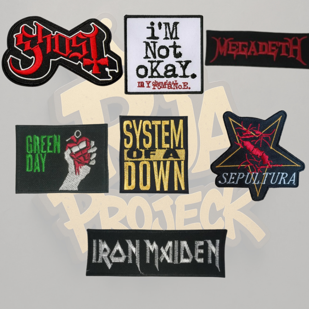 Emblem Patch Bordir Karakter & Brand Lucu Logo Patch Bordir Aksesoris Bordir Emblem Karakter Terlari