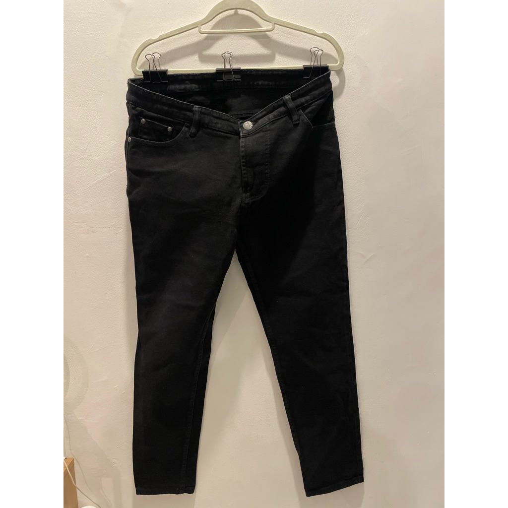 black denim JSK jeans wanita skinny preloved (sekitar size 33-34 baca deskripsi untuk detail SIZE ya