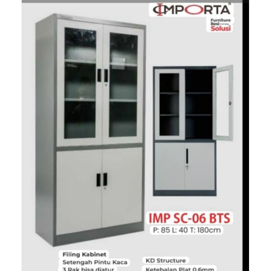 LEMARI ARSIP/LEMARI KANTOR DENGAN BESI TEBAL DI JAMIN KOKOH