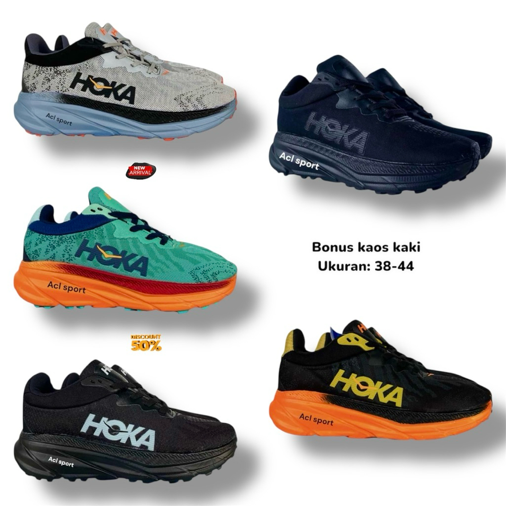 Sepatu lari jogging Olahraga Sport Pria Bonus kaos Kaki Sepatu jalan santai Sneakers outdor Modrl Ba