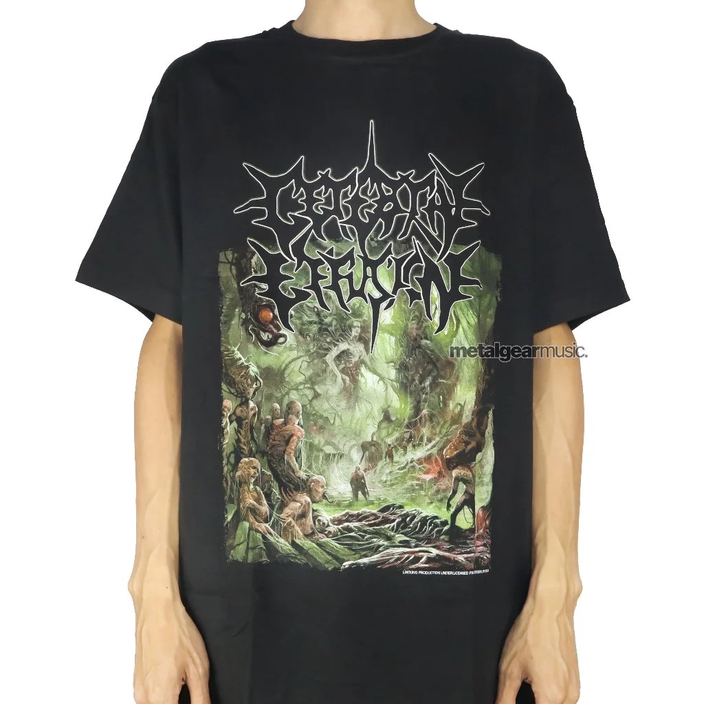 ORIGINAL TSHIRT CEREBRAL EFFUSION - Ominous Flesh Discipline