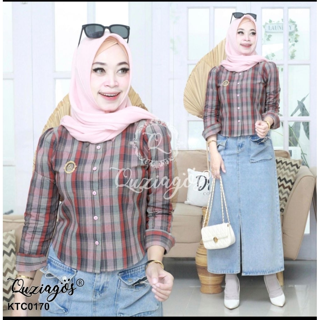 Atasan Croptop Quziagos Terbaru Ready Original