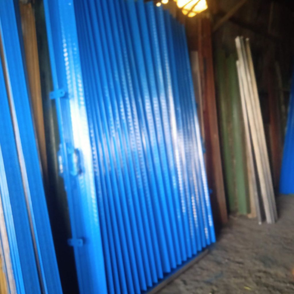 folding gate Roling dor harmonika pintu toko/ garasi/ ruko ketebalan unp 1,5ml daun 05 Silangan t4 b