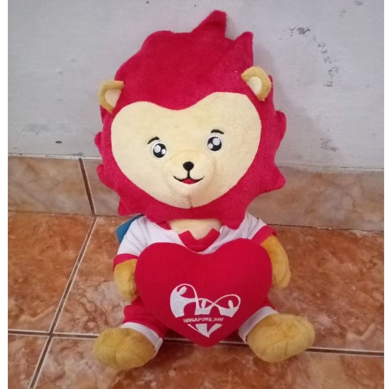 Boneka Maskot ASEAN PARA GAMES Singapore 2015 Nila (Newtag)