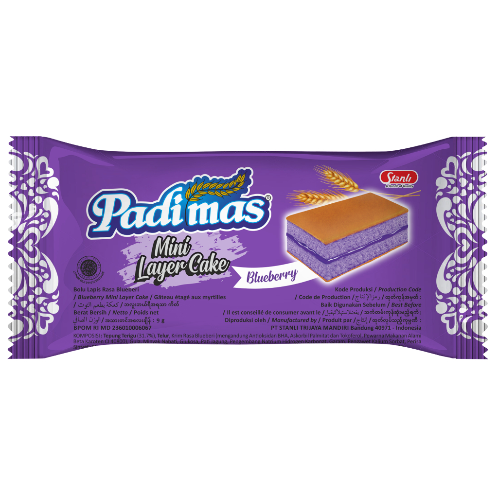 RESIZE PADIMAS MINI LAYER CAKE BLUEBERRY 9 GR
