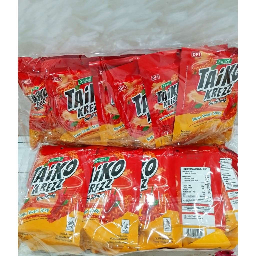 

TAIKO Krezz Guripang 16gram @Isi 10 Pcs ( 1 Pack )