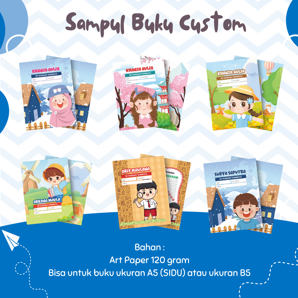 

PART2 - [12 lbr]SAMPUL BUKU CUSTOM
