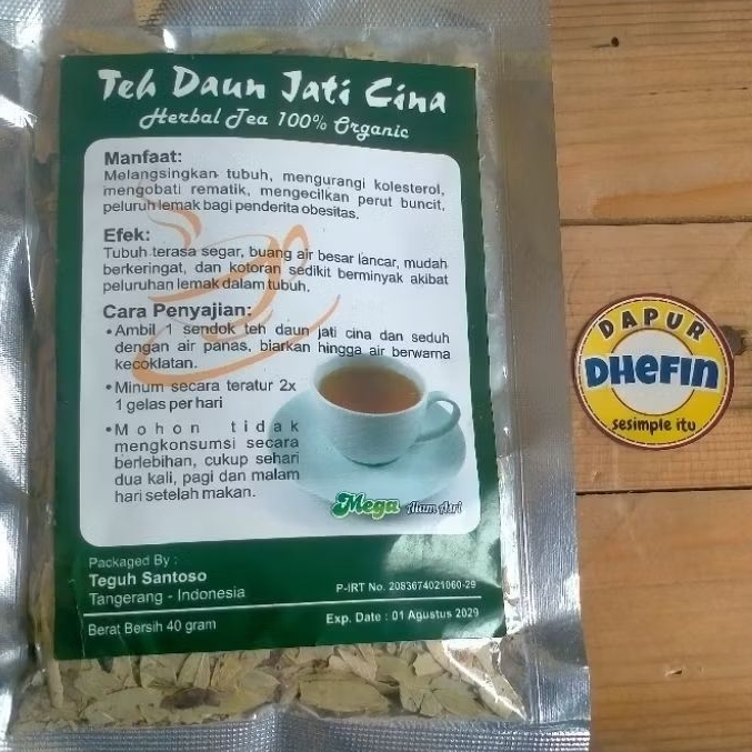 

Teh Daun Jati Cina Herbal Tea 100% Organik